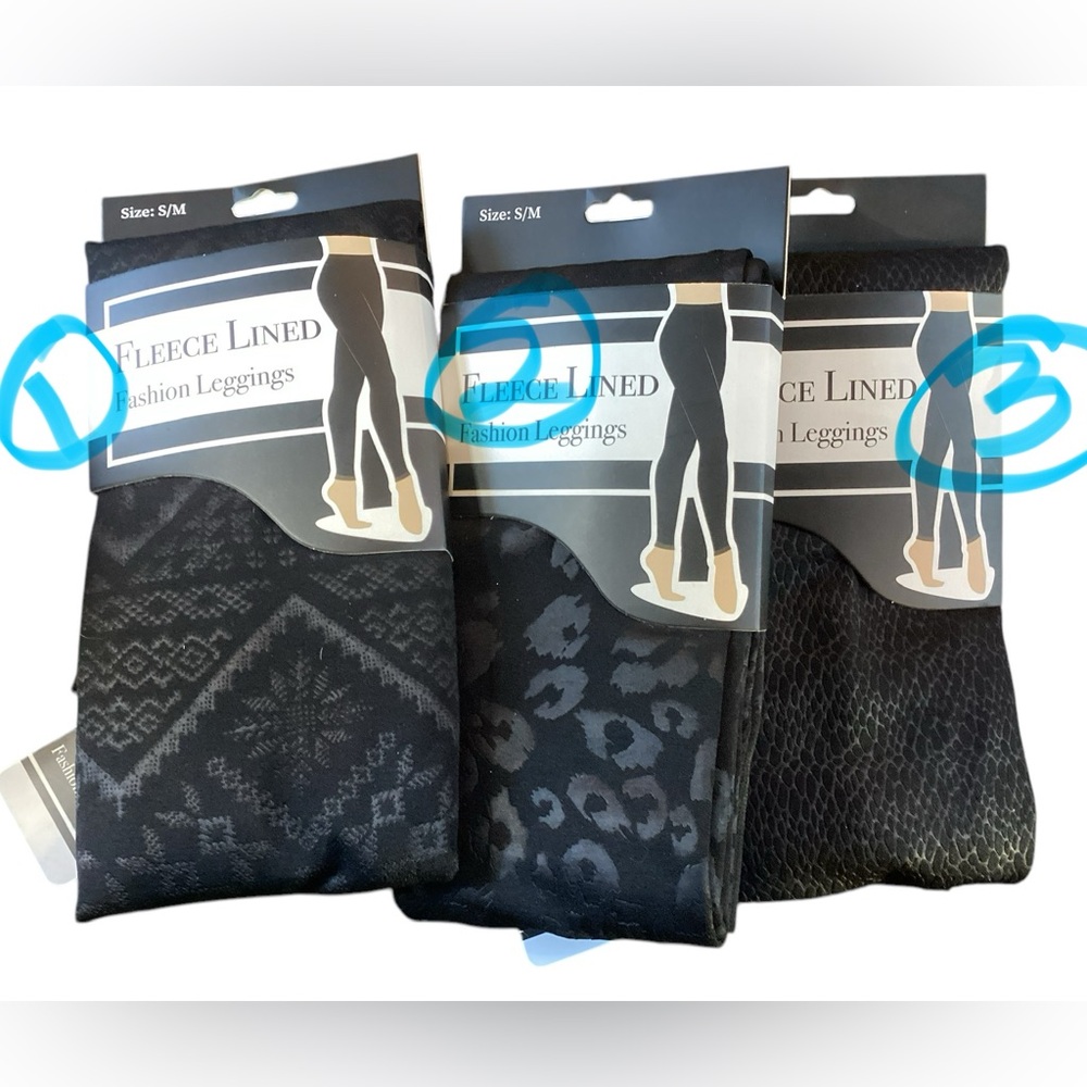 🌸Fleece Lined Cozy Leggings - Picture 5 of 6
